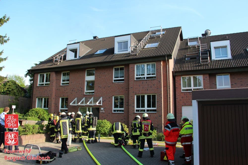 Kellerbrand In Einem Mehrfamilienhaus