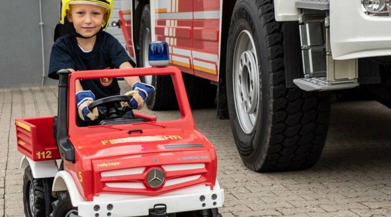 Einsatzfahrzeug für kleine Feuerehrleute