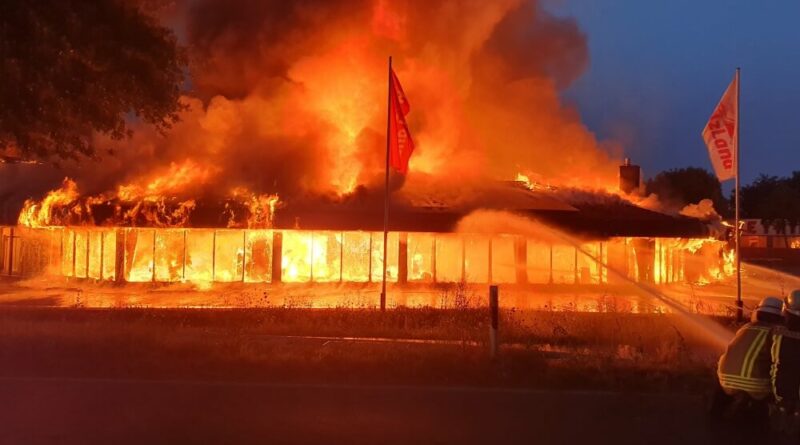 Ein Großbrand beschäftigte am 04. August 2020 insgesamt ca. 250 Einsatzkräfte.