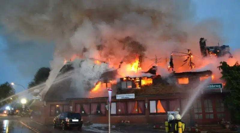 Brand im Landkrug Mielkendorf