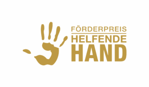Logo des Förderpreises Helfende Hand