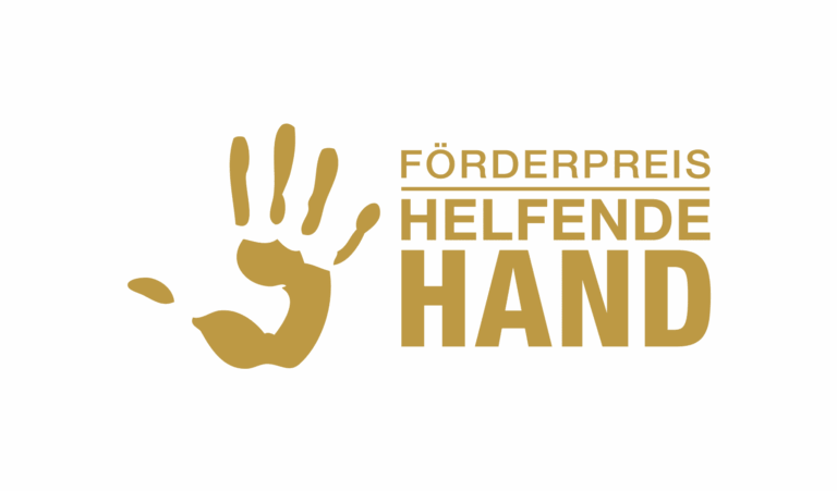 Logo des Förderpreises Helfende Hand