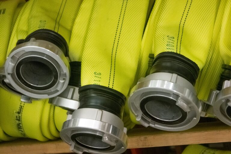 Nachaufnahme von Storz-Kupplungen.