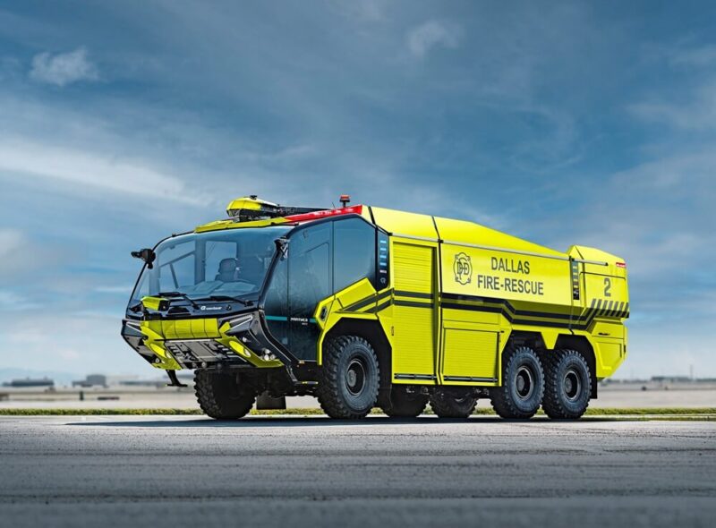 Starke Leistung: Der PANTHER 6x6 electric beweist beeindruckende Leistung. Foto: Rosenbauer International AG