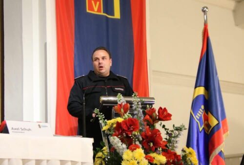 Dr. Alexander Beck: Der Experte für Cybersicherheit warnte vor den Gefahren hybrider Angriffe. (Foto: Silvia Oestreicher/DFV)