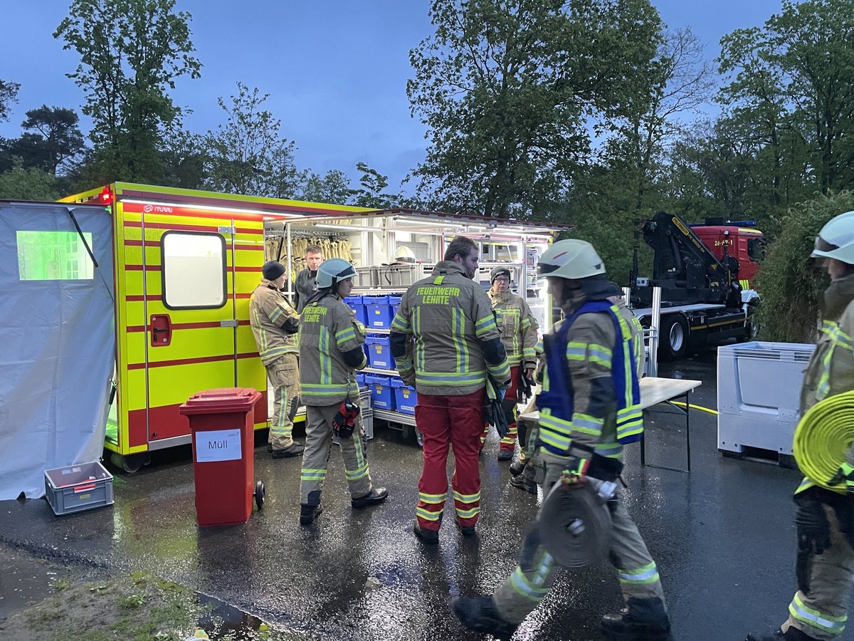 Hygienekomponente der Stadtfeuerwehr: Sie sorgt nach dem Einsatz für frische Einsatzkleidung und neues Material. Foto: Freiwillige Feuerwehr Lehrte