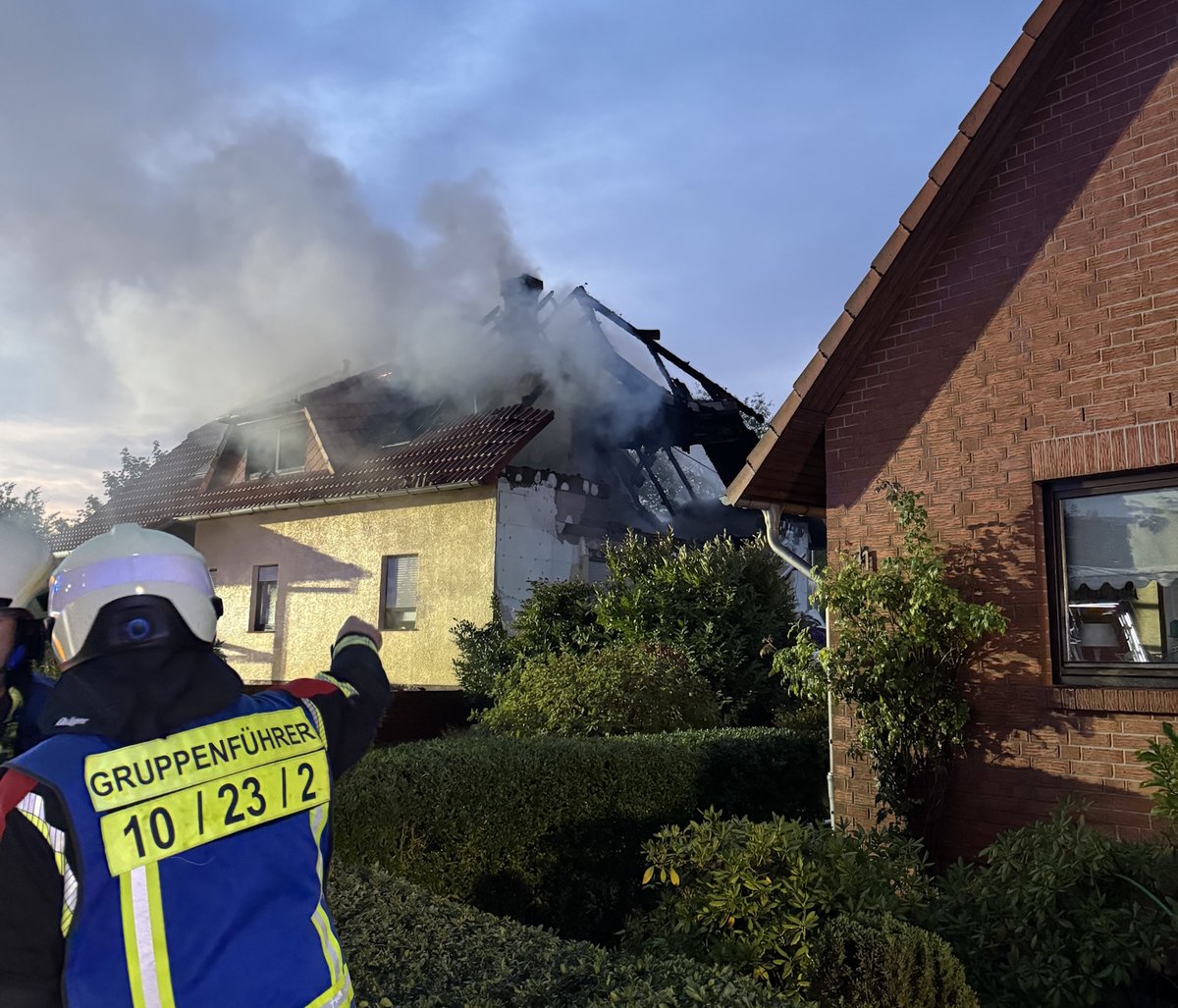 Akute Einsturzgefahr: Das Obergeschoss konnte von den Einsatzkräften nicht betreten werden. (Foto: Freiwillige Feuerwehr Waren (Müritz))